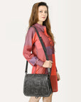 American Darling Hand Tooled Genuine Leather Women Bag Western Handbag Purse
