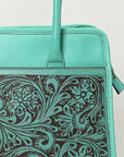 American Darling Hand Tooled Genuine Leather Women Bag Western Handbag Purse