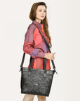 American Darling Hand Tooled Genuine Leather Women Bag Western Handbag Purse