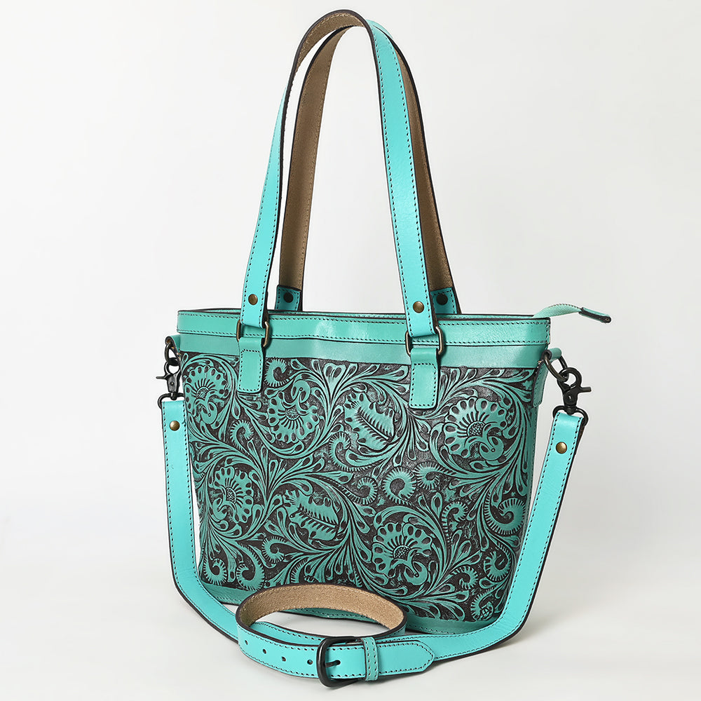 American Darling Hand Tooled Genuine Leather Women Bag Western Handbag Purse