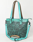 American Darling Hand Tooled Genuine Leather Women Bag Western Handbag Purse