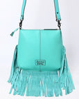American Darling Hand Tooled Genuine Leather women bag western handbag purse