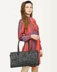 American Darling Hand Tooled Genuine Leather women bag western handbag purse
