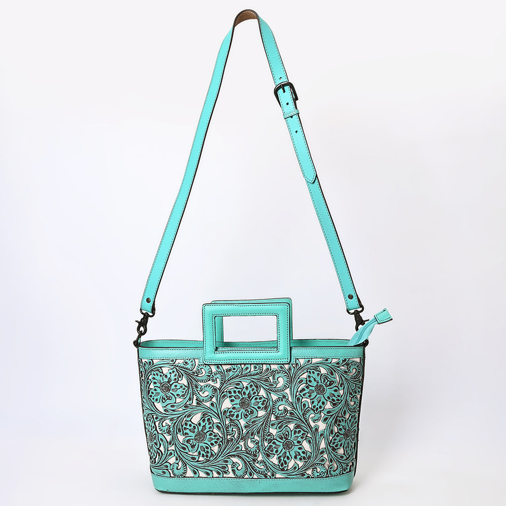 American Darling Hand Tooled Genuine Leather women bag western handbag purse