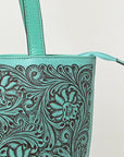 American Darling Hand Tooled Genuine Leather women bag western handbag purse