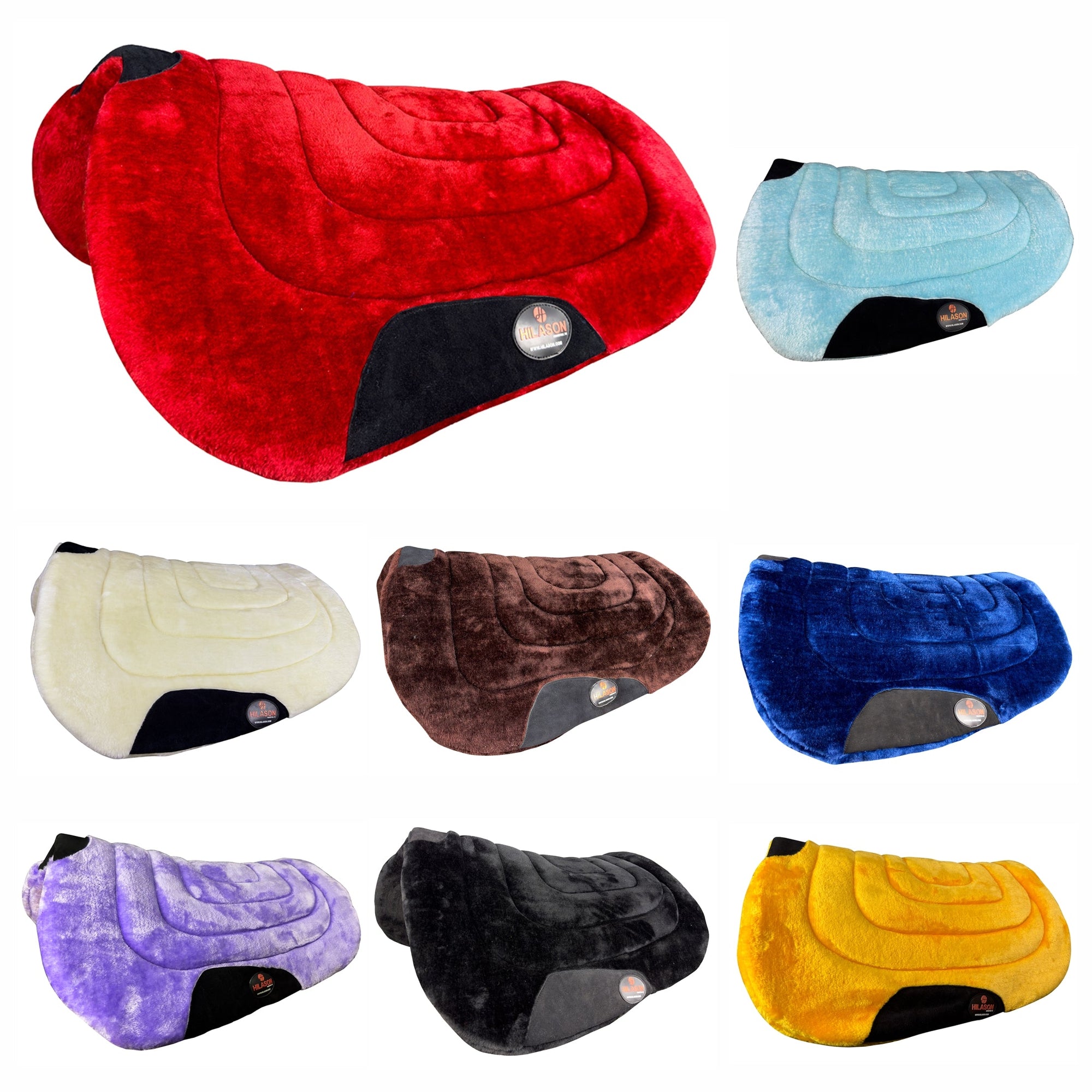 32&quot;X36&quot; HILASON Western Endurance All Purpose Horse Fleece Saddle Pad