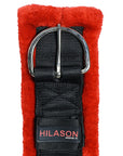 Hilason Western Horse Nylon Padded Fleece Straight Girth Stainless Steel Buckle