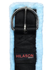 Hilason Western Horse Nylon Padded Fleece Straight Girth Stainless Steel Buckle