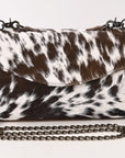American Darling Adbg1489 Envelope Hair-On Genuine Leather Women Bag Western Handbag Purse