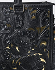 American Darling Adbg1492 Tote Hand Tooled Genuine Leather Women Bag Western Handbag Purse