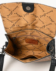 American Darling Adbg1494 Small Crossbody Hand Tooled Genuine Leather Women Bag Western Handbag Purse
