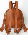 American Darling Adbg1495 Backpack Upcycled Wool Hair-On Genuine Leather Women Bag Western Handbag Purse
