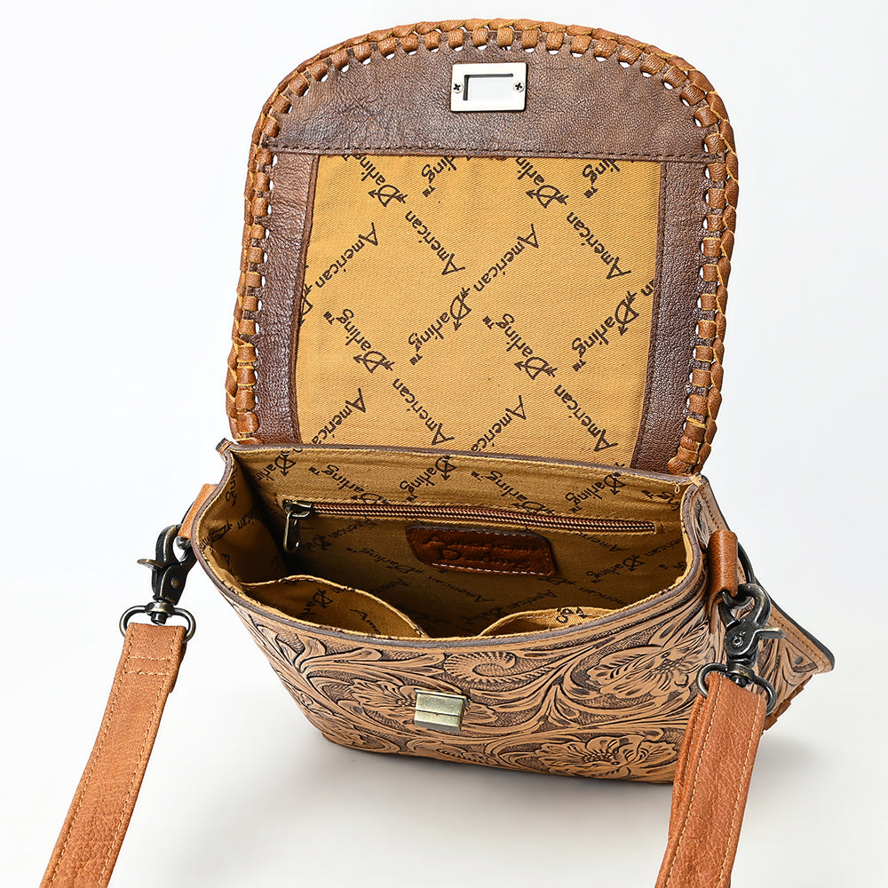American Darling Cross Body I Hand Tooled Genuine Leather Women Bag Western Handbag Purse