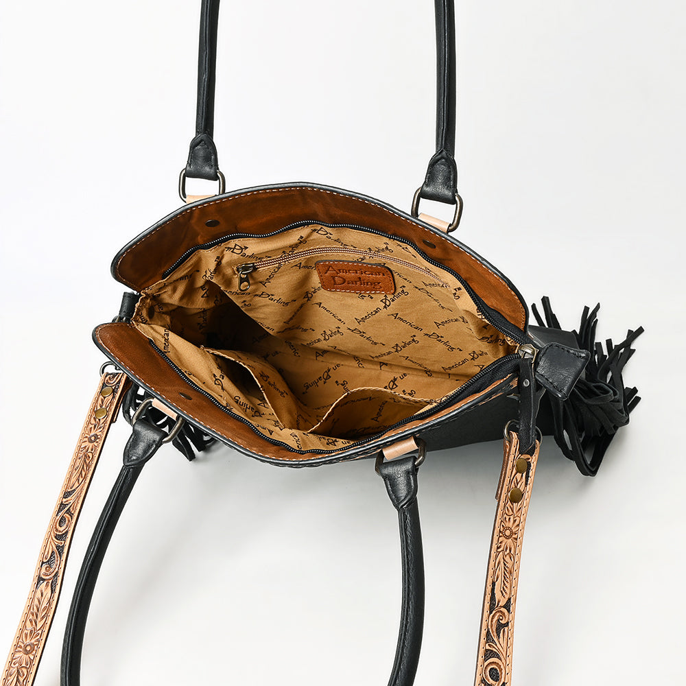 American Darling Tote Hand Tooled Genuine Leather Women Bag Western Handbag Purse