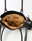 American Darling Adbg1501 Tote Hand Tooled Genuine Leather Women Bag Western Handbag Purse