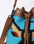 American Darling Saddle Blanket Genuine Leather women bag western handbag purse