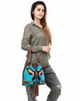 American Darling Saddle Blanket Genuine Leather women bag western handbag purse