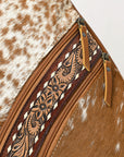 American Darling Adbg1513 Sling Hand Tooled Hair-On Genuine Leather Women Bag Western Handbag Purse