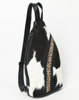 American Darling Adbg1514 Sling Hand Tooled Hair-On Genuine Leather Women Bag Western Handbag Purse