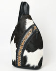 American Darling Adbg1514 Sling Hand Tooled Hair-On Genuine Leather Women Bag Western Handbag Purse