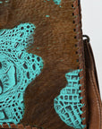 American Darling Tote Crocodile Embossed Genuine Leather Women Bag Western Handbag Purse