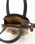 American Darling Adbga570 Tote Hand Tooled Genuine Leather Women Bag Western Handbag Purse