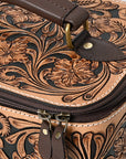American Darling Adbga576 Jewelry Case Hand Tooled Genuine Leather Women Bag Western Handbag Purse