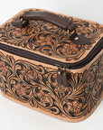 American Darling Adbga576 Jewelry Case Hand Tooled Genuine Leather Women Bag Western Handbag Purse