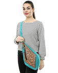 American Darling Sling Beautifully Hand Tooled Genuine Leather women bag western handbag purse