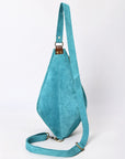 American Darling Sling Beautifully Hand Tooled Genuine Leather women bag western handbag purse
