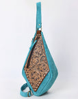 American Darling Sling Beautifully Hand Tooled Genuine Leather women bag western handbag purse