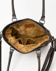 American Darling Adbg1523 Tote Upcycled Wool Genuine Leather Women Bag Western Handbag Purse