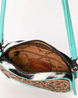 ADBG1528 Crossbody Hand Tooled Genuine Western Leather Women Bag