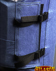 Equestrian Horse Riding Vest Safety Protective Hilason Denim Rough Stock