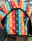 HILASON 1200D Winter Waterproof Poly Horse Hood Turnout Neck Blanket Belly Wrap Tribal
