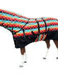 HILASON 1200D Winter Waterproof Poly Horse Hood Turnout Neck Blanket Belly Wrap Tribal