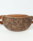 American Darling Fanny Pack Beautifully Hand Tooled  Genuine Leather women bag western handbag purse