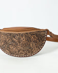 American Darling Fanny Pack Beautifully Hand Tooled  Genuine Leather women bag western handbag purse