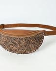 American Darling Fanny Pack Beautifully Hand Tooled  Genuine Leather women bag western handbag purse