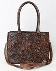 American Darling Tote Beautifully Hand Tooled  Genuine Leather women bag western handbag purse