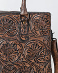 American Darling Tote Beautifully Hand Tooled  Genuine Leather women bag western handbag purse
