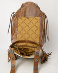 American Darling Large Crossbody Hair On Genuine Leather Women Bag Western Handbag Purse