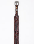 American Darling Hand tooled Hatband Genuine American Leather Western Adjustable Unisex