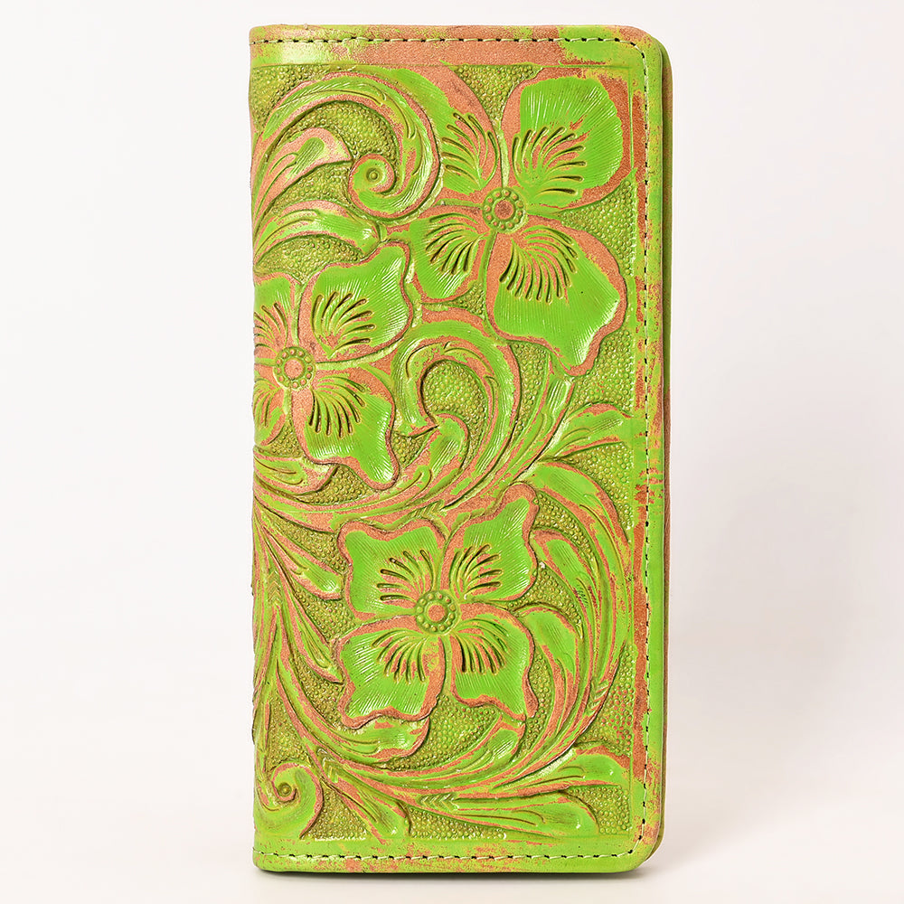 American Darling Clutch Beautifully Hand Tooled  Genuine Leather women bag western handbag purse