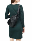 American Darling Crocodile embossed Genuine Leather women bag western handbag purse
