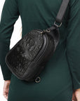 American Darling Crocodile embossed Genuine Leather women bag western handbag purse