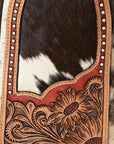 American Darling Sling Beautifully Hand Tooled Hair-On Genuine Leather women bag western handbag purse