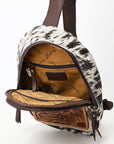 American Darling Sling Beautifully Hand Tooled Hair-On Genuine Leather women bag western handbag purse
