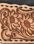American Darling Card Holder Hand Tooled Genuine Leather Women Bag Western Handbag Purse