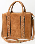 American Darling Tote Genuine Suede Leather women bag western handbag purse